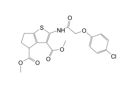 4H-cyclopenta[b]thiophene-3,4-dicarboxylic acid, 2-[[(4-chlorophenoxy)acetyl]amino]-5,6-dihydro-, dimethyl ester