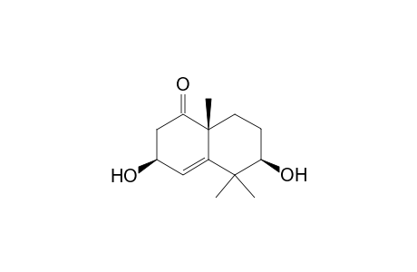 3,9-Dihydroxy-6,10,10-trimethylbicyclo[4.4.0]dec-1-en-5-one