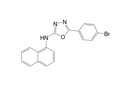 5-(4-Bromophenyl)-N-(naphthalen-1-yl)-1,3,4-oxadiazol-2-amine