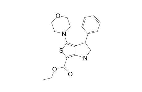 ETHYL-2,3-DIHYDRO-4-MORPHOLINO-3-PHENYL-1H-THIENO-[3,4-B]-PYRROLE-6-CARBOXYLATE
