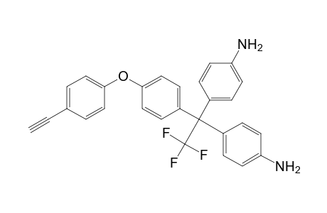 4-[1-(4-aminophenyl)-1-[4-(4-ethynylphenoxy)phenyl]-2,2,2-trifluoro-ethyl]aniline