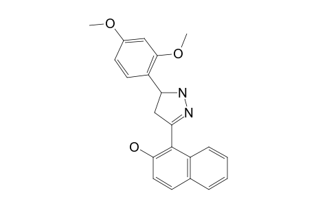 1-[5-(2,4-DIMETHOXYPHENYL)-PYRAZOLIN-3-YL]-NAPHTHALEN-2-OL