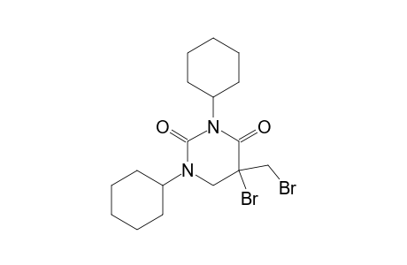 1,3-Dicyclohexyl-5-bromo-5-bromomethyl-hexahydropyrimidine-2,4-dione