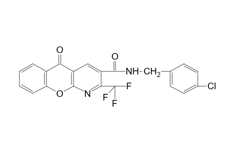 N-(p-CHLOROBENZYL)-5-OXO-2-(TRIFLUOROMETHYL)-5H-[1]BENZOPYRANO[2,3-b]PYRIDINE-3-CARBOXAMIDE