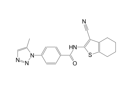 benzamide, N-(3-cyano-4,5,6,7-tetrahydrobenzo[b]thien-2-yl)-4-(5-methyl-1H-1,2,3-triazol-1-yl)-