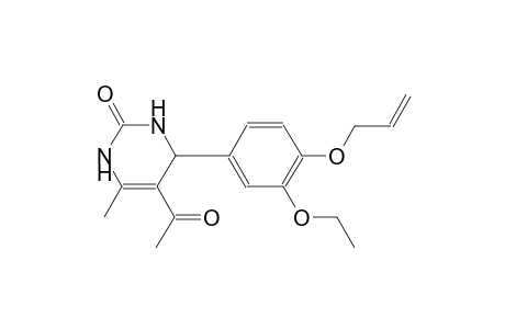 5-acetyl-4-[4-(allyloxy)-3-ethoxyphenyl]-6-methyl-3,4-dihydro-2(1H)-pyrimidinone