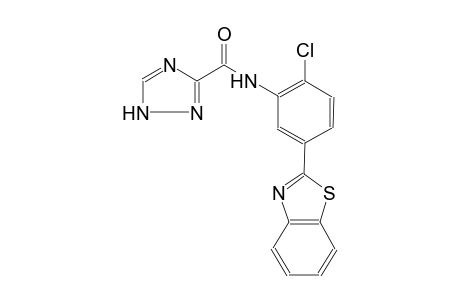 1H-1,2,4-triazole-3-carboxamide, N-[5-(2-benzothiazolyl)-2-chlorophenyl]-