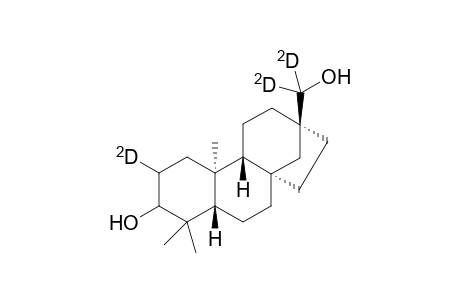 ent-3,17-dihydroxy-2,17,17-trideuterobeyerane