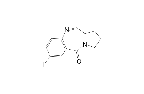 7-Iodo-1,2,3,11a-tetrahydro-5H-pyrrolo[2,1-c]-{1,4]benzodiazepine-5-one