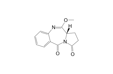 (6aS)-6-methoxy-7,8-dihydro-6aH-pyrrolo[2,1-c][1,4]benzodiazepine-9,11-dione