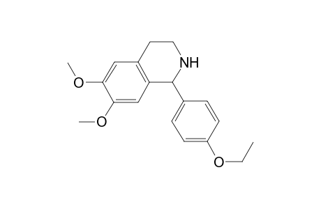 Isoquinoline, 1,2,3,4-tetrahydro-1-(4-ethoxyphenyl)-6,7-dimethoxy-