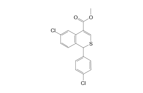 Methyl 6-chloro-1-(4-chloropheny)-1H-2-benzothiopyran-4-carboxylate