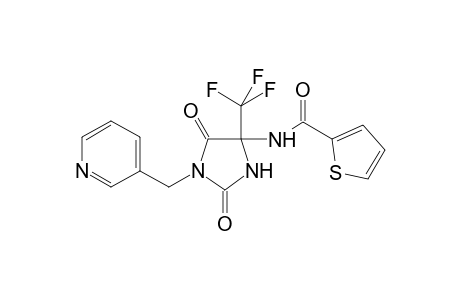N-[2,5-dioxo-1-(3-pyridinylmethyl)-4-(trifluoromethyl)-4-imidazolidinyl]-2-thiophenecarboxamide