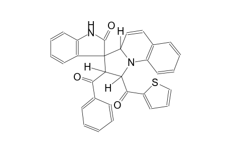 (1'S,2'S,3R,3a'R)-2'-benzoyl-1'-(thiophene-2-carbonyl)-2',3a'-dihydro-1'H-spiro[indoline-3,3'-pyrrolo[1,2-a]quinolin]-2-one