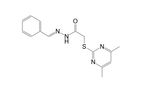acetic acid, [(4,6-dimethyl-2-pyrimidinyl)thio]-, 2-[(E)-phenylmethylidene]hydrazide