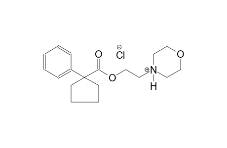 morpholinium, 4-[2-[[(1-phenylcyclopentyl)carbonyl]oxy]ethyl]-, chloride