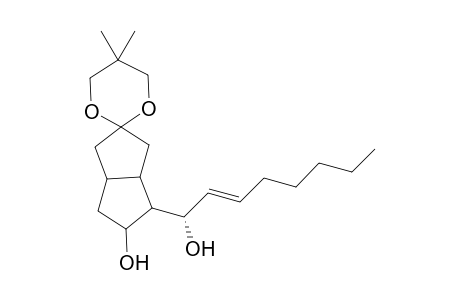 (1S*)-Hexahydro-4'-(1"-hydroxy-2"-octenyl)-5,5-dimethylspiro[1,3-dioxane-2,2'-(1'H)-pentalen]-5'-ol