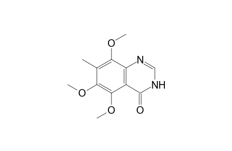 5,6,8-Trimethoxy-7-methyl-4(3H)-quinazolinone