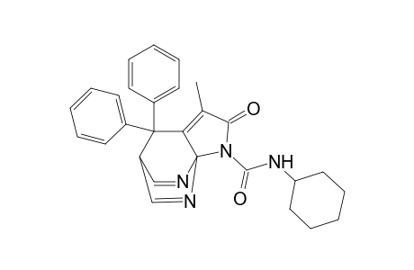 2-( N-Cyclohexylcarbamoyl)-4-methoxy-4-methyl-6,6-diphenyl-2,9,10-triazatricyclo[5.2.2.0(1,5)]undeca-4,8,10-trien-3-one