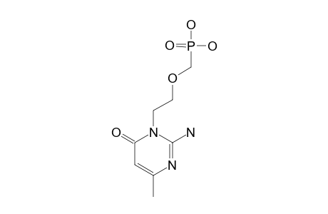 2-AMINO-4-METHYL-1-[2-(PHOSPHONOMETHOXY)-ETHYL]-PYRIMIDIN-6(1H)-ONE