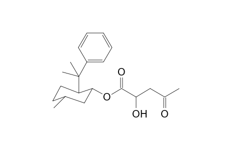 2-Hydroxy-4-oxopentanoic acid 5-methyl-2-(1-methyl-1-phenylethyl)cyclohexyl ester