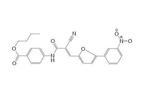 benzoic acid, 4-[[(2E)-2-cyano-3-[5-(3-nitrophenyl)-2-furanyl]-1-oxo-2-propenyl]amino]-, butyl ester