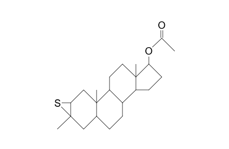 2a,3-Epithio-3-methyl-5a-androstan-17b-yl acetate