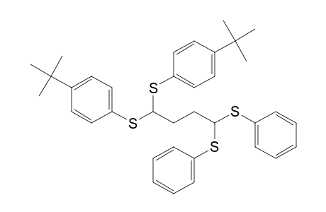 Benzene, 1,1'-[[4,4-bis(phenylthio)butylidene]bis(thio)]bis[4-(1,1-dimethylethyl)-