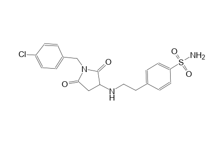 4-(2-{[1-(4-chlorobenzyl)-2,5-dioxo-3-pyrrolidinyl]amino}ethyl)benzenesulfonamide