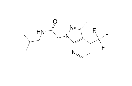 2-[3,6-dimethyl-4-(trifluoromethyl)-1H-pyrazolo[3,4-b]pyridin-1-yl]-N-isobutylacetamide