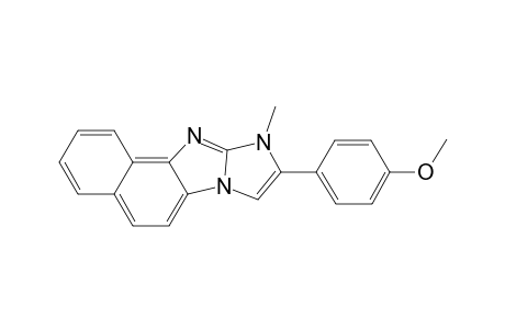 10H-Imidazo[1,2-a]naphtho[1,2-d]imidazole, 9-(4-methoxyphenyl)-10-methyl-