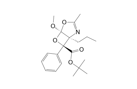 ENDO-5-METHOXY-3-METHYL-7-PHENYL-1-PROPYL-4,6-DIOXA-2-AZABICYCLO-[3.2.0]-HEPT-2-ENE-7-CARBOXYLIC-ACID-TERT.-BUTYLESTER