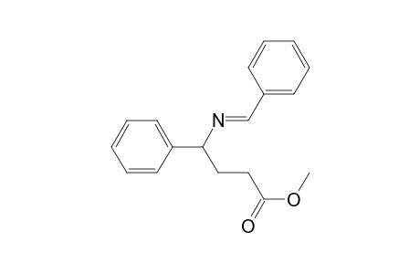 Benzenebutanoic acid, .gamma.-[(phenylmethylene)amino]-, methyl ester, (.+-.)-
