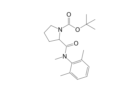 1-(tert-butoxycarbonyl)-N-(2,6-dimethylphenyl)-N-methyl-2-pyrrolidinecarboxamide