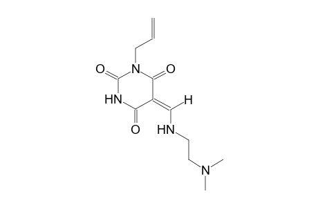 (5E)-1-allyl-5-({[2-(dimethylamino)ethyl]amino}methylene)-2,4,6(1H,3H,5H)-pyrimidinetrione