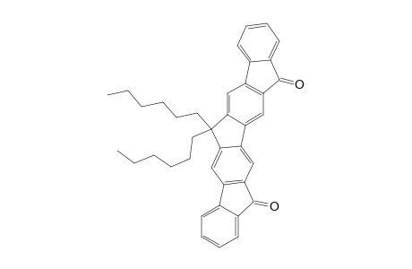 6,6-DIHEXYL-6H-CYCLOPENTA-[1,2-B:5,4-B']-DIFLUORENE-12,15-DIONE