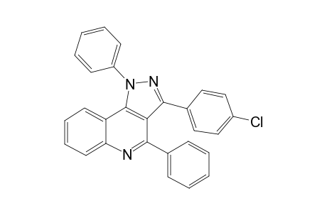 3-(4-Chlorophenyl)-1,4-diphenyl-1H-pyrazolo[4,3-c]quinoline
