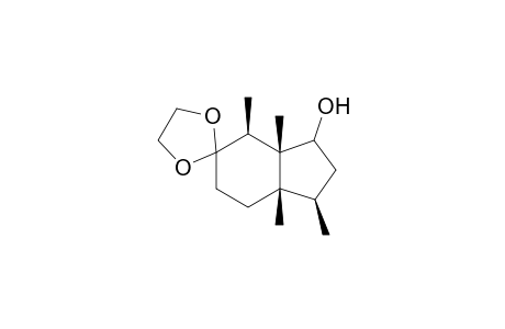 1,4,5,9-Tetramethyl-8-spiro-2',5'-dioxabicyclo[4.3.0]nonan-2-ol