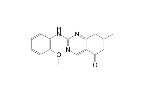 2-(2-methoxyanilino)-7-methyl-7,8-dihydro-5(6H)-quinazolinone