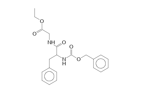 Ethyl [(2-([(benzyloxy)carbonyl]amino)-3-phenylpropanoyl)amino]acetate