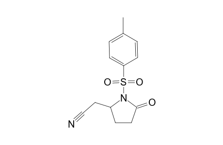 5-(Cyanomethyl)-1(N)-[(4'-methylphenyl)sulfonyl]-2-pyrrolidinone