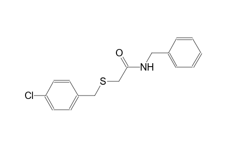 acetamide, 2-[[(4-chlorophenyl)methyl]thio]-N-(phenylmethyl)-