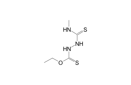 Hydrazinecarbothioic acid, 2-[(methylamino)thioxomethyl]-, O-ethyl ester