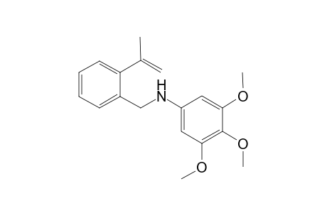 (2-Isopropenyl-benzyl)-(3,4,5-trimethoxy-phenyl)-amine