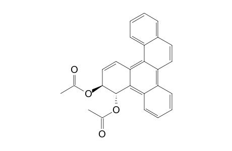 Benzo[g]chrysene-3,4-diol, 3,4-dihydro-, diacetate, trans-(.+-.)-