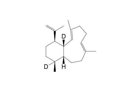 (1R,4S,4aR,7E,11E,12aS)-4,12a-dideuterio-1-isopropenyl-4,7,11-trimethyl-1,2,3,4a,5,6,9,10-octahydrobenzo[10]annulene