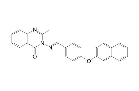 2-Methyl-3-({(E)-[4-(naphthalen-2-yloxy)phenyl]methylidene}amino)quinazolin-4(3H)-one