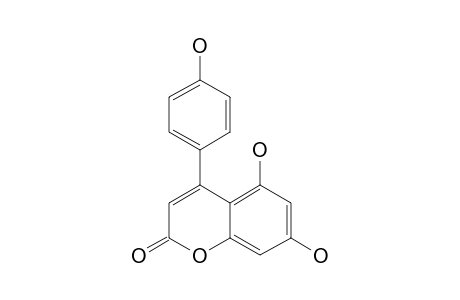 NIVEGIN;5,7-DIHYDROXY-4-(4'-HYDROXYPHENYL)-COUMARIN