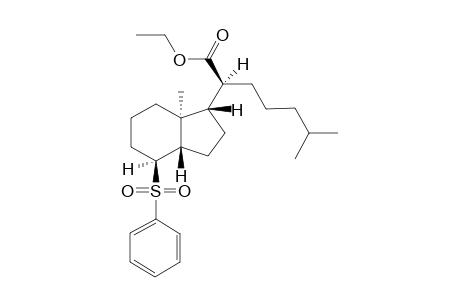 (2S)-2-[(1S,3aS,4S,7aS)-4-Benzenesulfony-7a-methyl-octahydroinden-1-yl]-6-methylheptanoic acid ethyl ester