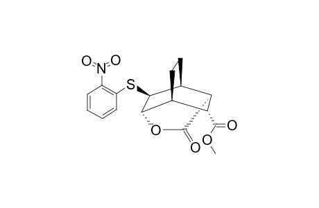 Methyl-(2sr, 7RS)-2-(2'-nitrophenylthio)-4-oxa-5-oxotricyclo-[4.4.0.0(3,8)]-decan-7-carboxylate